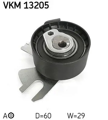 Timing belt tensioner pulley