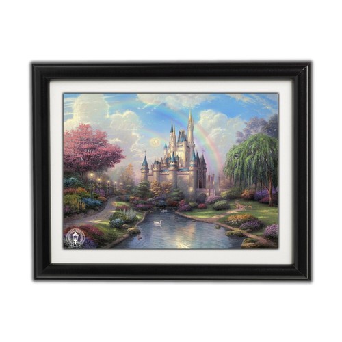Cinderella castle framed print - castle,