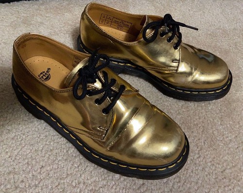 Doc martens shoes gold - dr,