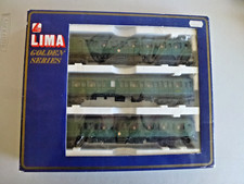 LIMA GOLDEN SERIES CLASS 117 DMU 3 CAR SET - GREEN, SMALL YELLOW PANELS