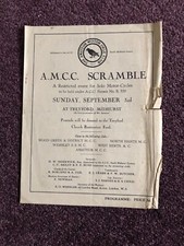 Motor cycle racing programme