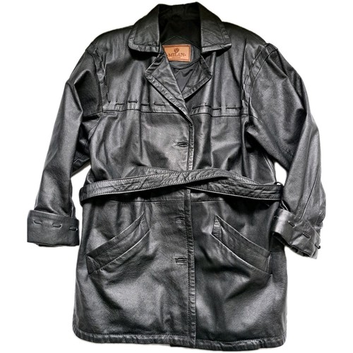 Vintage leather belted - leather,