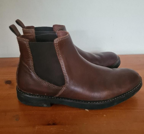 Mens brown clarks slip - brown,