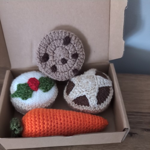 Christmas rudolph play knitted - christmas,