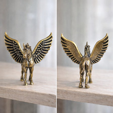 Vintage Brass Pegasus Unicorn