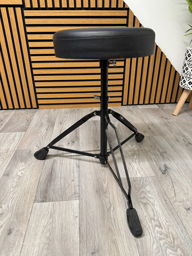 Black drum stool throne - stool,