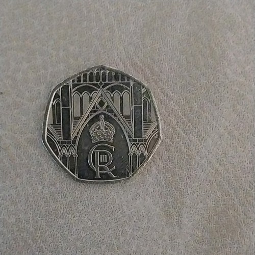Rare king charles 50p coin - rare,