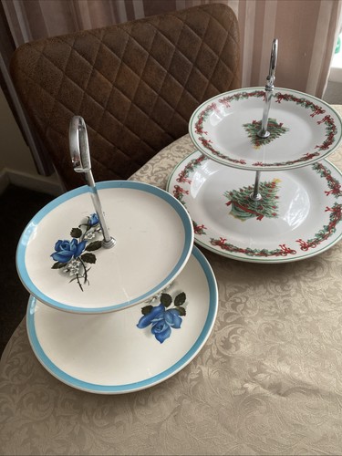 Vintage tier cake stands - 2,