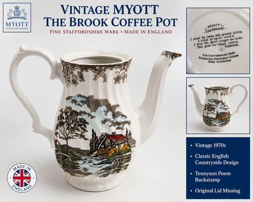 Vintage myott the brook coffee - myott,