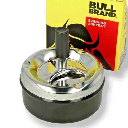 Black bull brand round push - brand,