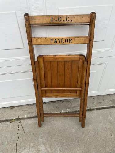 Vintage wooden folding - vintage, chair