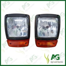 Headlamp New Type, suits JCB Fastrac, Digger, Forklift (Pair)