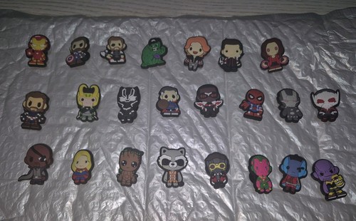 23pcs avengers shoe charms - avengers,