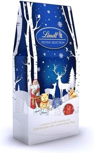 Lindt festive selection pouch - festive,