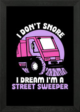 Street Sweeper Framed Wall Art