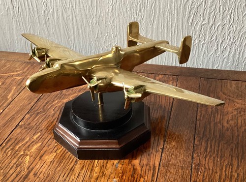 Large brass ww11 handley - large,