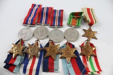 WW2 Medals Inc Africa, Italy, France & Germany Stars, Etc 