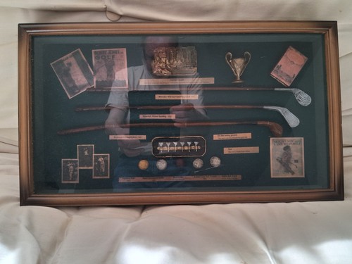 Golf shadow box golfing - box,