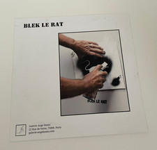 BLEK LE RAT Showcard Urban Art Fair / Galerie Ange Basso / France Paris Stencil
