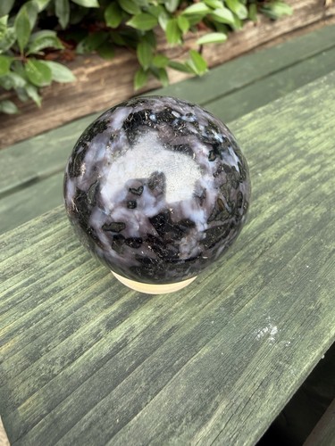 Indigo gabbro sphere - indigo,