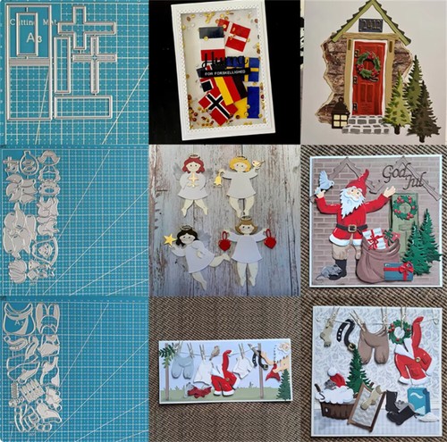 Metal cutting dies christmas - cutting,