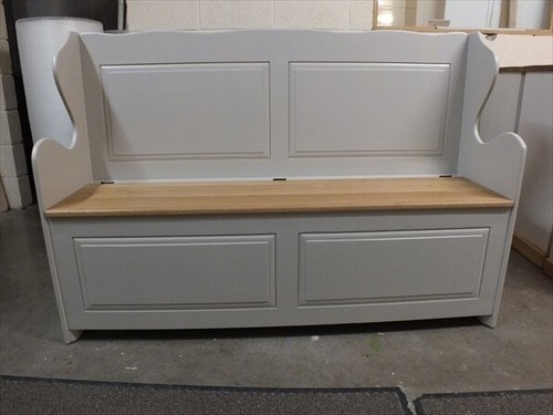 Painted monks bench solid - bench,