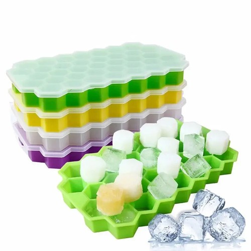 Silicone ice cube trays pack - cube, 4