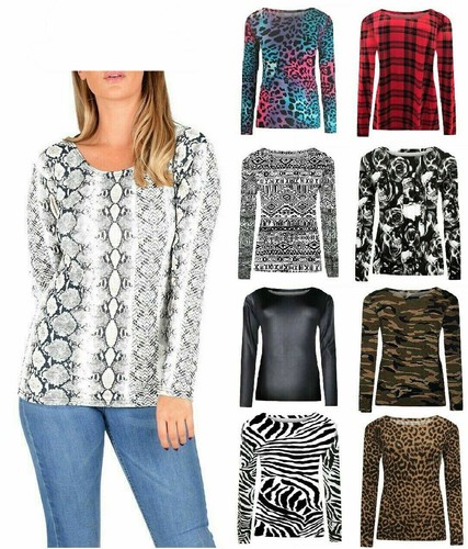 Womens long sleeve stretchy - long,