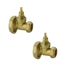 22mm Gate Type Central Heating Circulating Pump Valve Pair