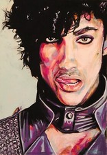 Prince Original Art Pastel
