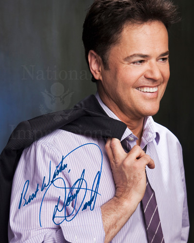 Donny osmond autograph - autograph, signed