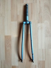 VINTAGE STEEL 1" THREADED STEERER 27/700 RETRO ROAD BIKE FORK