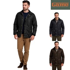 Mens Game Barker Wax Jacket