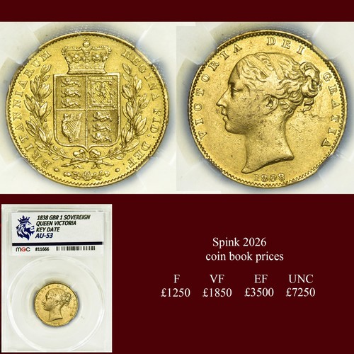 Queen victoria 1838 gold - victoria,