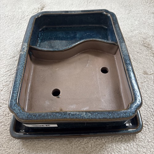 Bonsai pot and tray - bonsai,