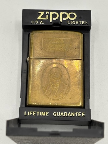 Zippo king edward brass - king, edward’s