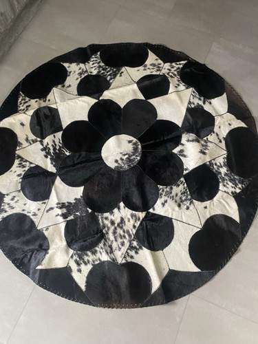 Handmade cowhide rug 100 - handmade, rug,