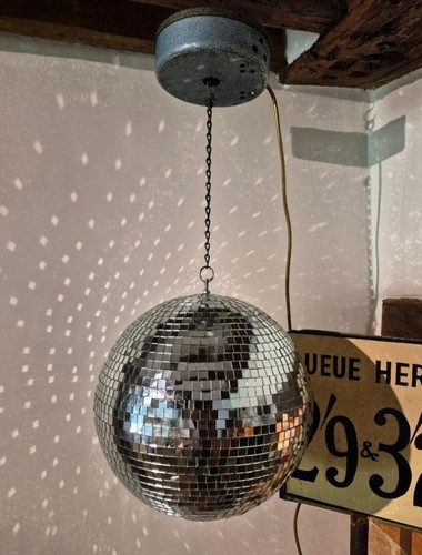 Original 1970 rotating disco - original, 1970's