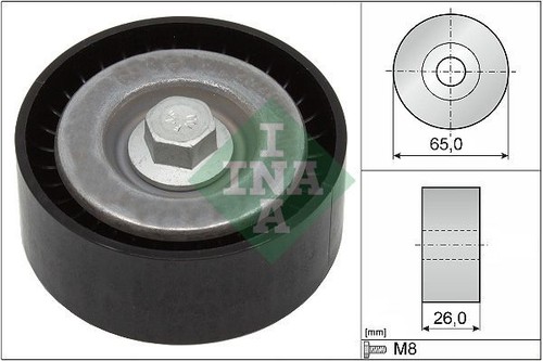 Ina belt deflection pulley - deflection,