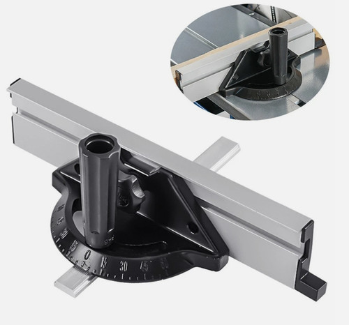 Aluminum miter gauge - aluminum,