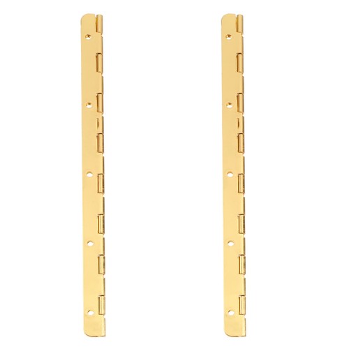 2pcs brass piano hinge cabinet - brass,