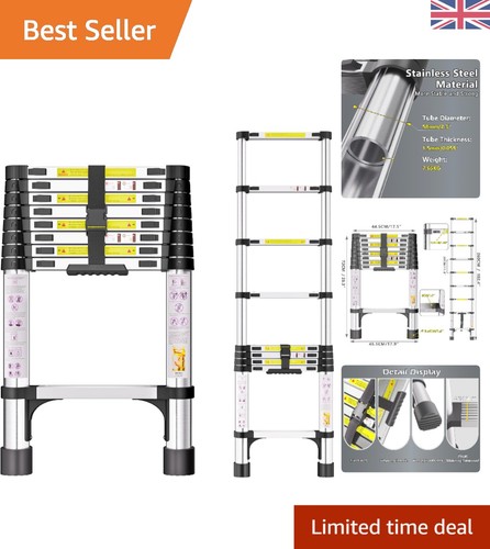 Heavy duty telescopic ladder - telescopic,