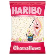 Haribo Mini White Mallows Chamallows Hot Chocolate Marshmallows Full 1kg Bag