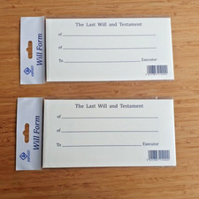 Last Will and Testament Form