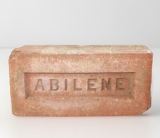 🔥Vintage Used Abilene Texas Red Brick Paving Garden Architecture Decor Walk Way