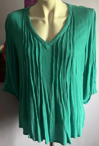 Cotton traders blouse aqua - ,