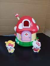Sanrio Hello Kitty Dream World Mushroom Corn Lady Bug Toadstool House 2 Figures