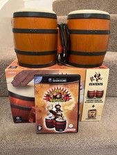 Donkey Konga Pak (Nintendo GameCube PAL) + Extra set of Bongos [Unused VIP]