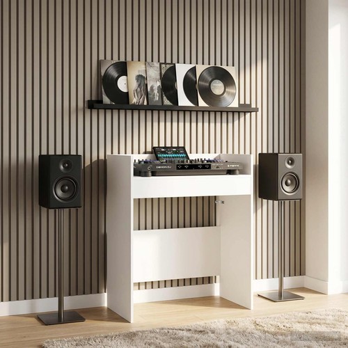 Vidaxl table white 102 - dj,