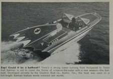 Batman's Glastron Batboat 1966